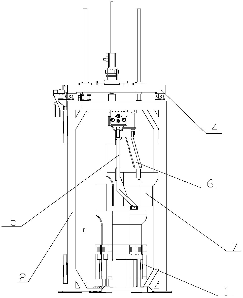 A positioning device for transplanting ceramic toilet