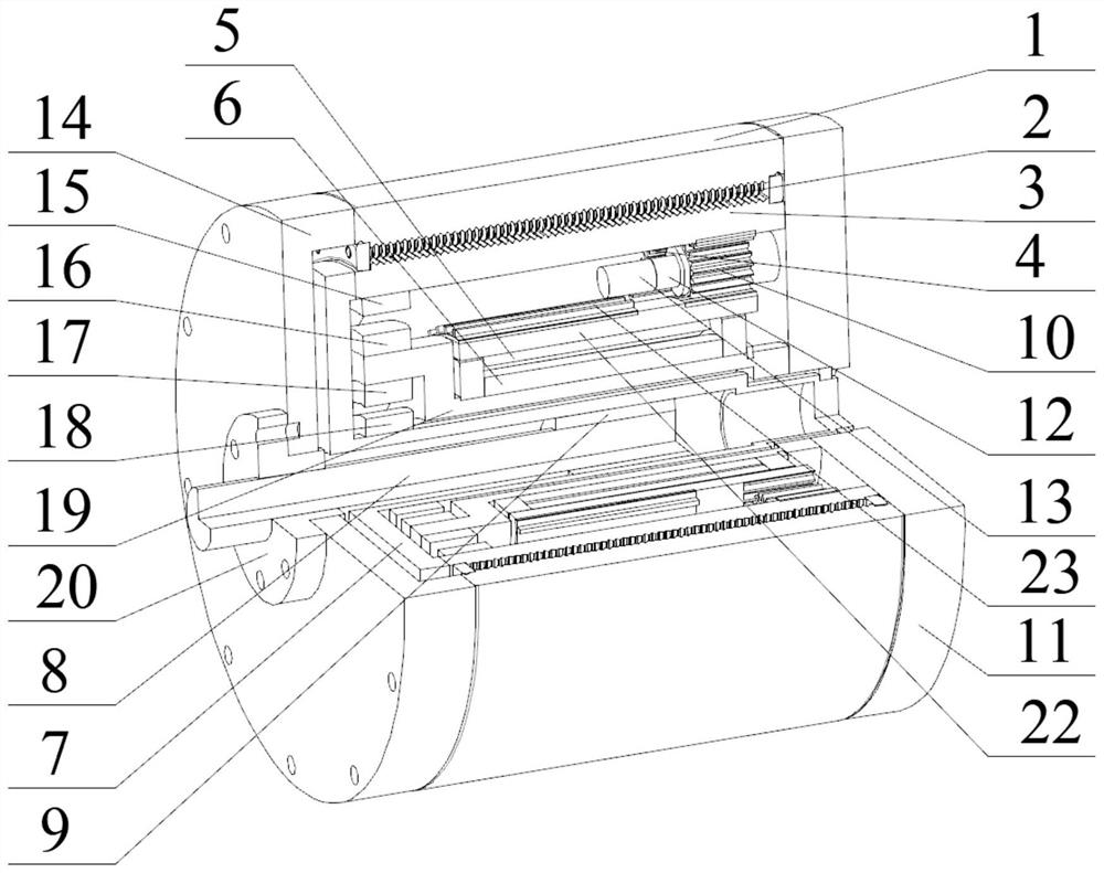 An all-electric linear actuator with high power-to-weight ratio integrated and large load