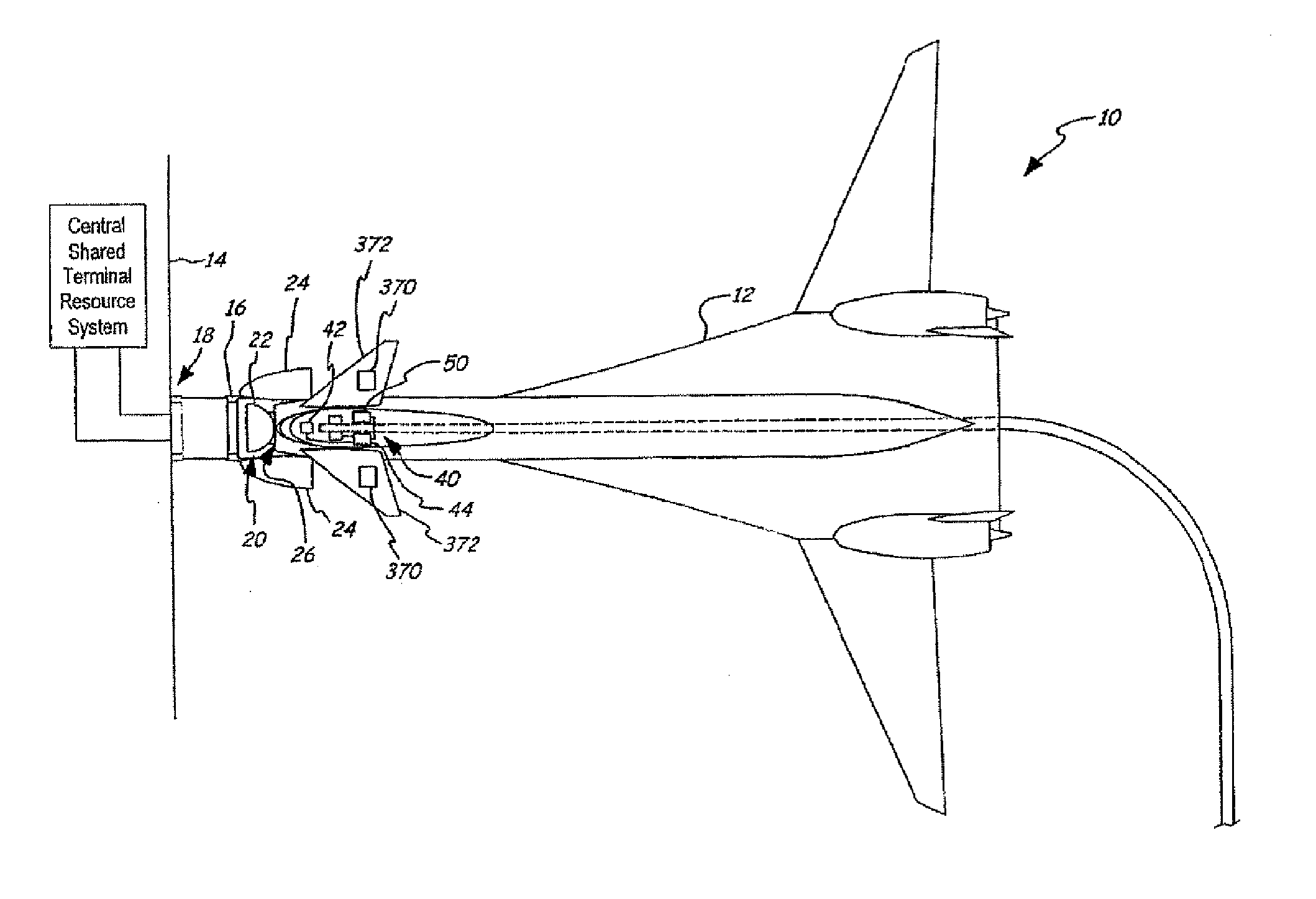 Operational ground support system having automated fueling