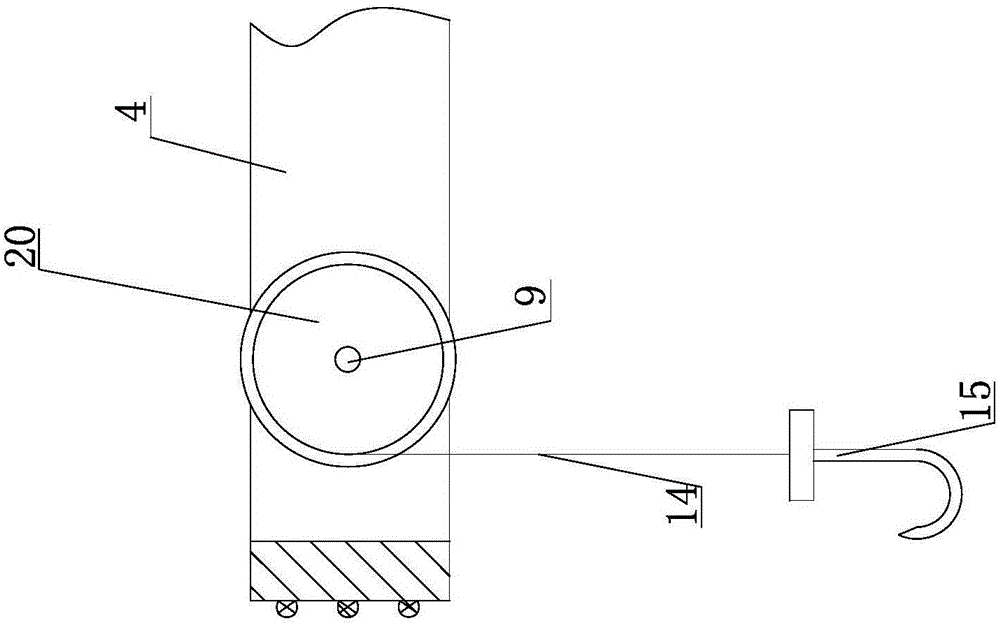 Portable lifting device for power distribution construction