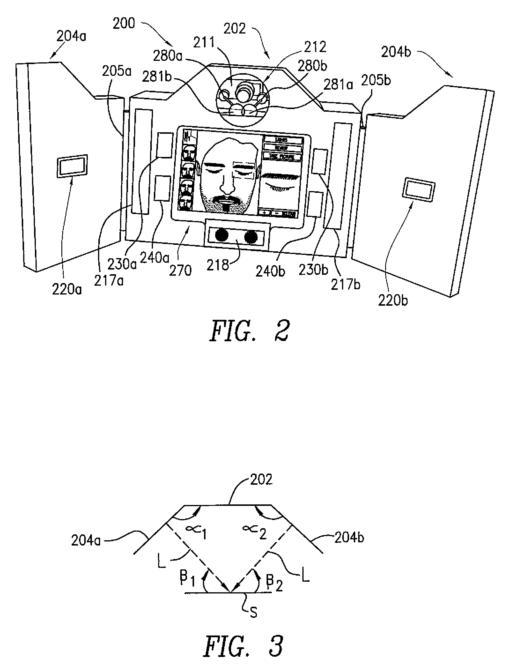 Apparatus for and method of taking and viewing images of the skin