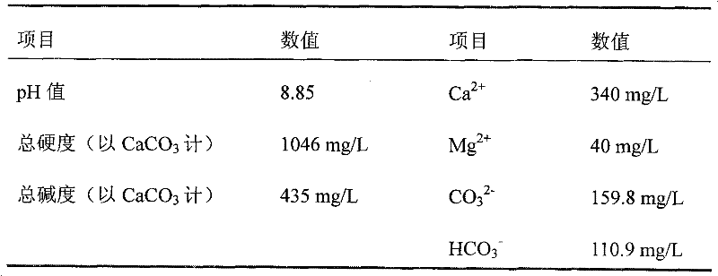 A treatment method for coal gasification ash water reuse