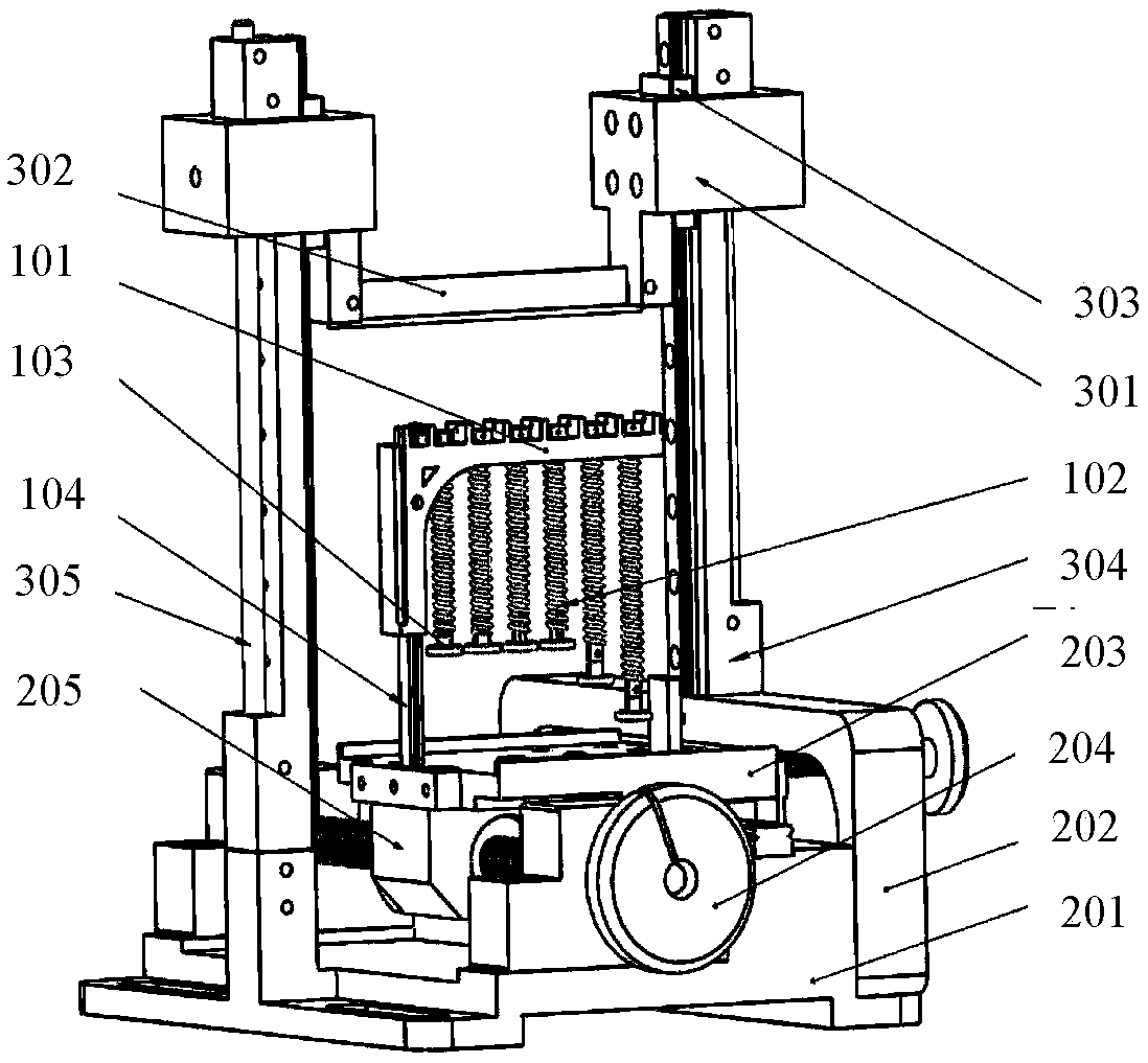 Self-adaptive clamping device and clamping method for irregular object