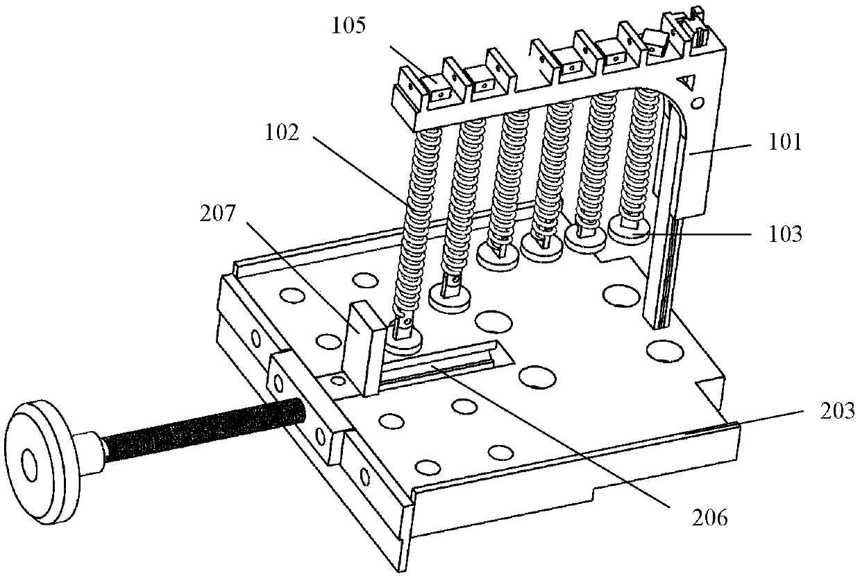 Self-adaptive clamping device and clamping method for irregular object