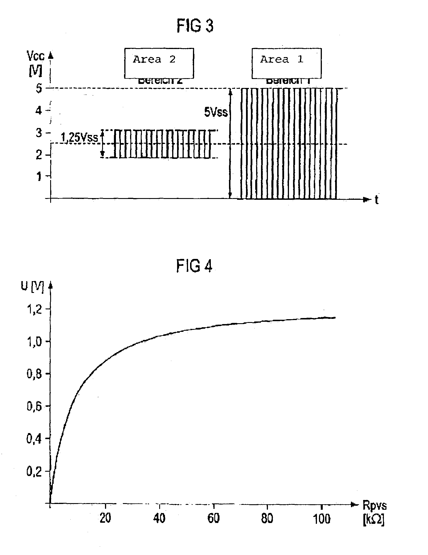 Device for determining the internal resistance of a linear oxygen probe