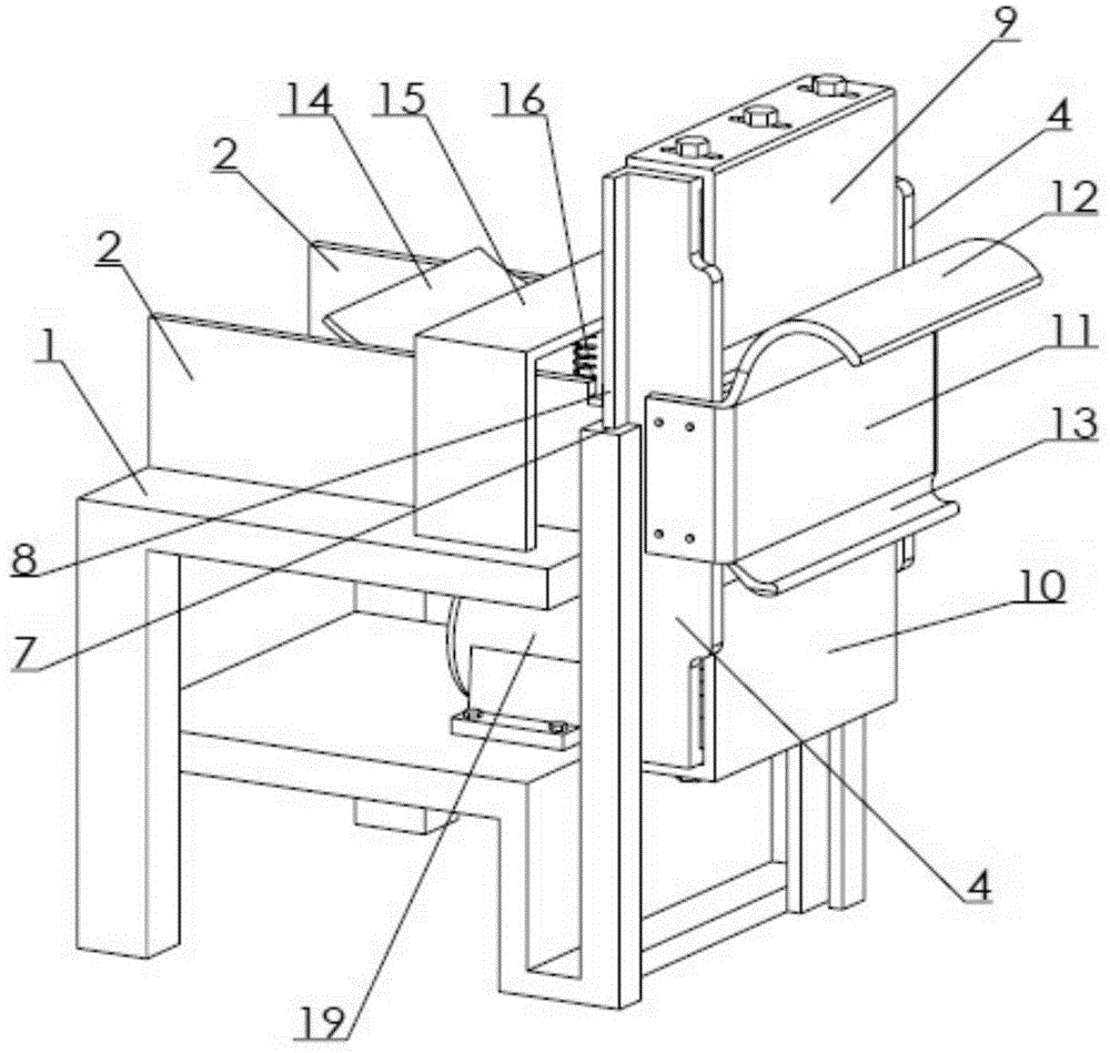 Double-cutter breakage-proof efficient arc-plate type sliced meat cutting machine