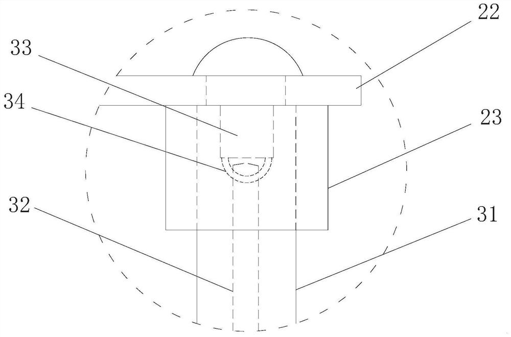 Lightning driving device with lifting function