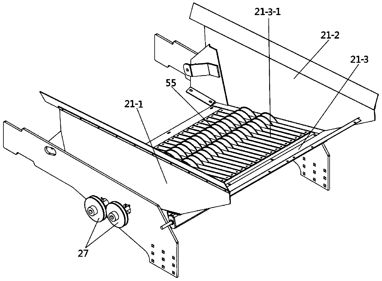 Peanut fruit stem picking device for peanut harvester