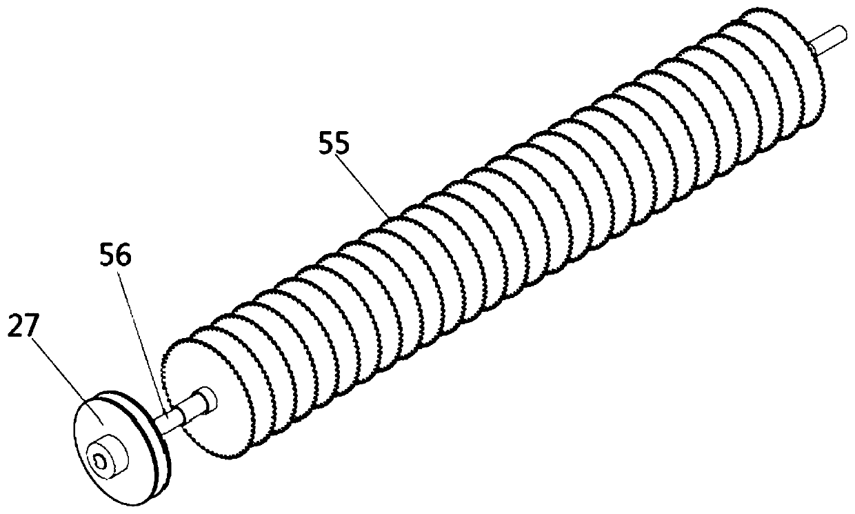 Peanut fruit stem picking device for peanut harvester