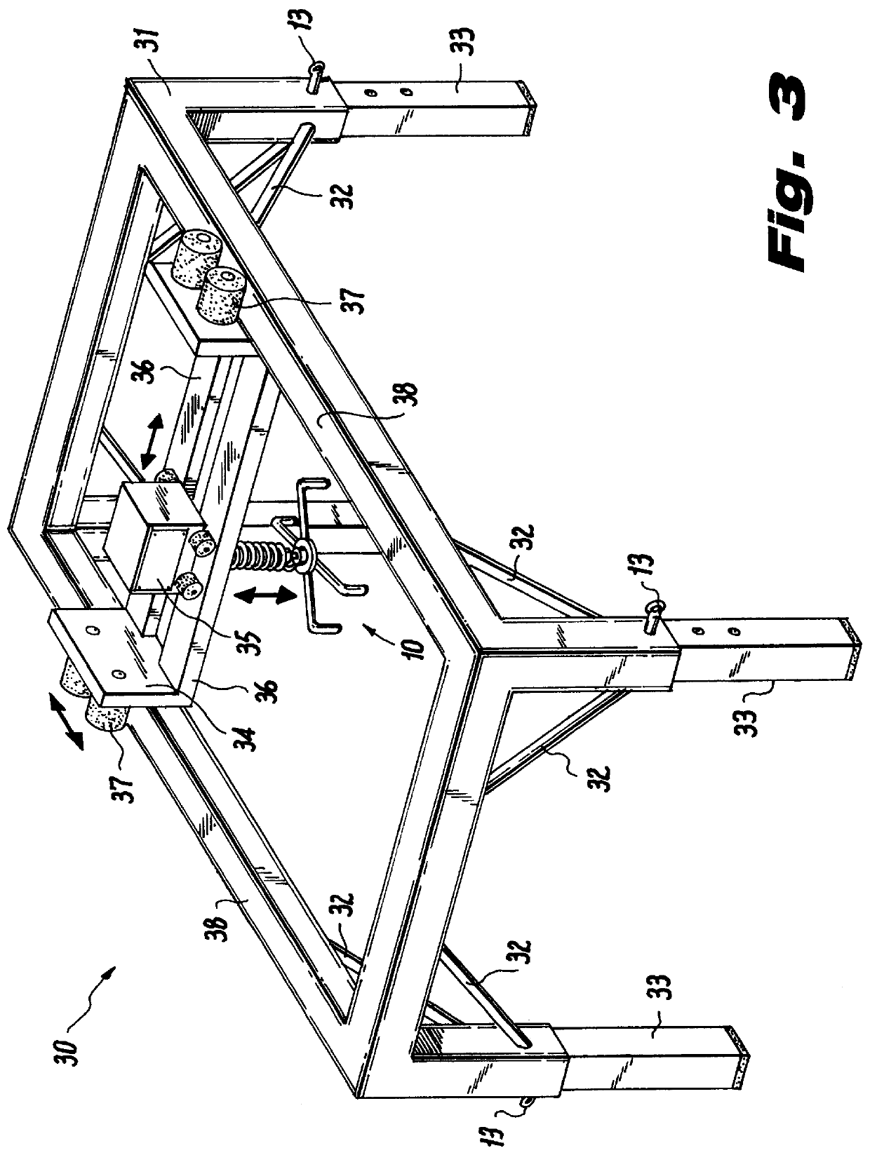 Method and apparatus to exercise developmentally delayed persons