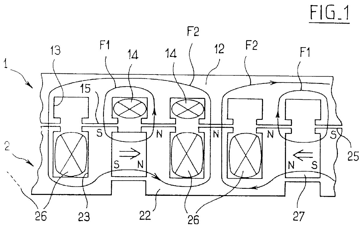 Electrical machine with double excitation, especially a motor vehicle alternator