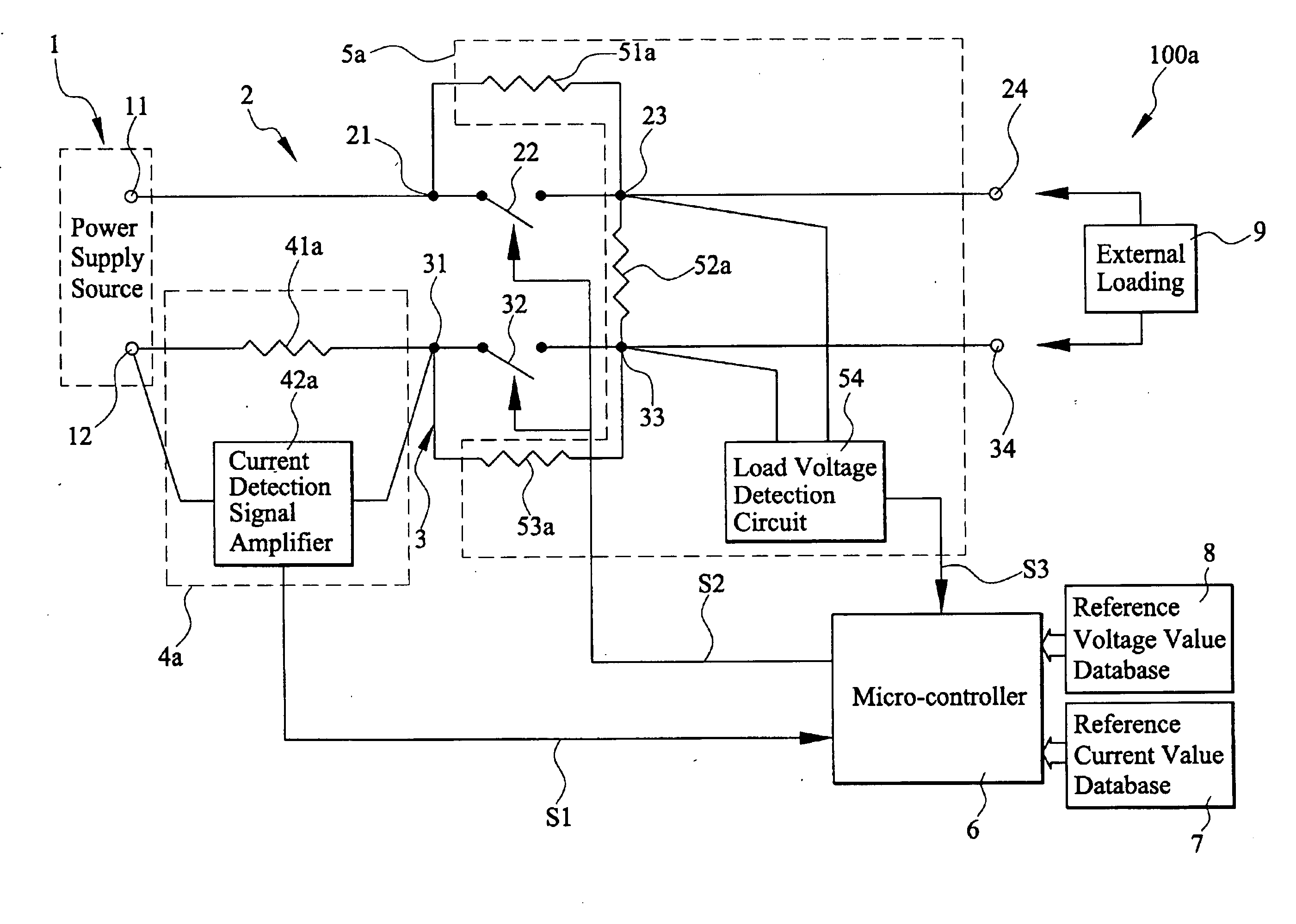 Electrical load status detection and control device