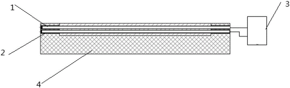 Organic coating diffusion coefficient testing device and testing method based on device