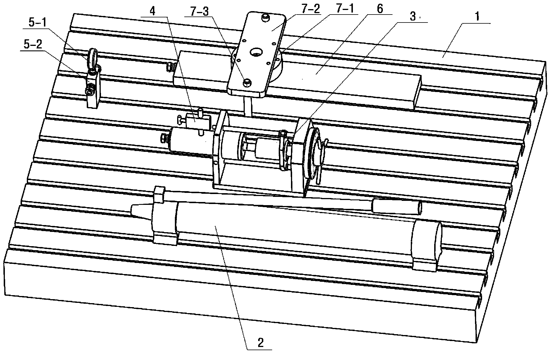 Thin-wall pressurization structure elastic-plastic deformation experimental study device