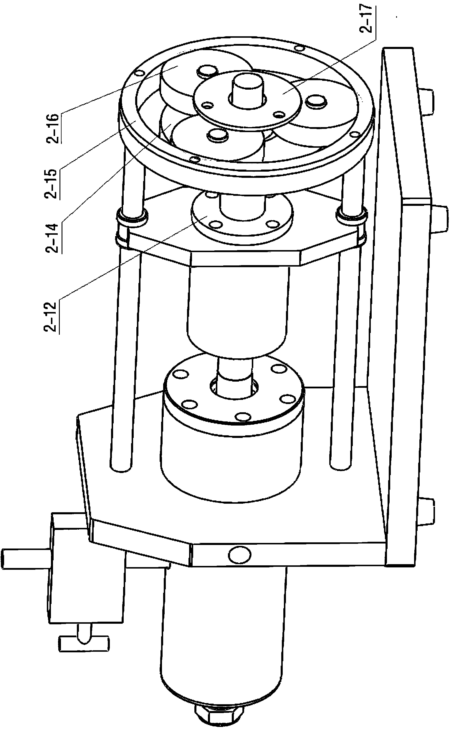 Thin-wall pressurization structure elastic-plastic deformation experimental study device