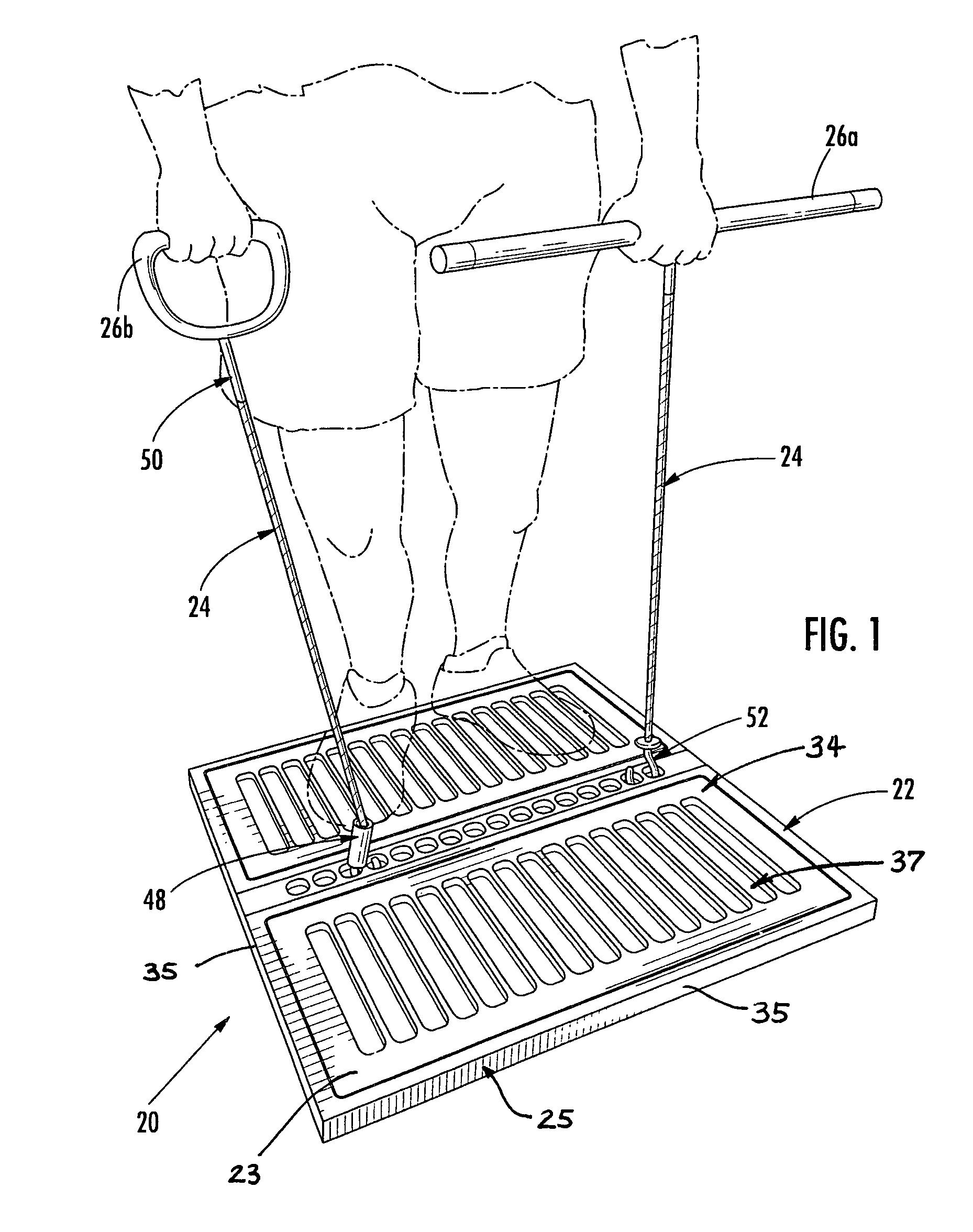 Platform exercise apparatus