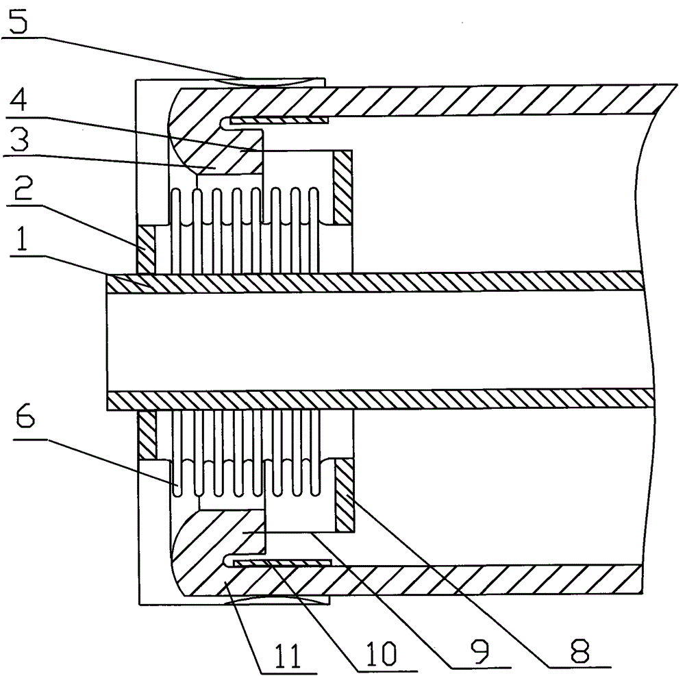 Flanged inverted glass metal vacuum heat collector