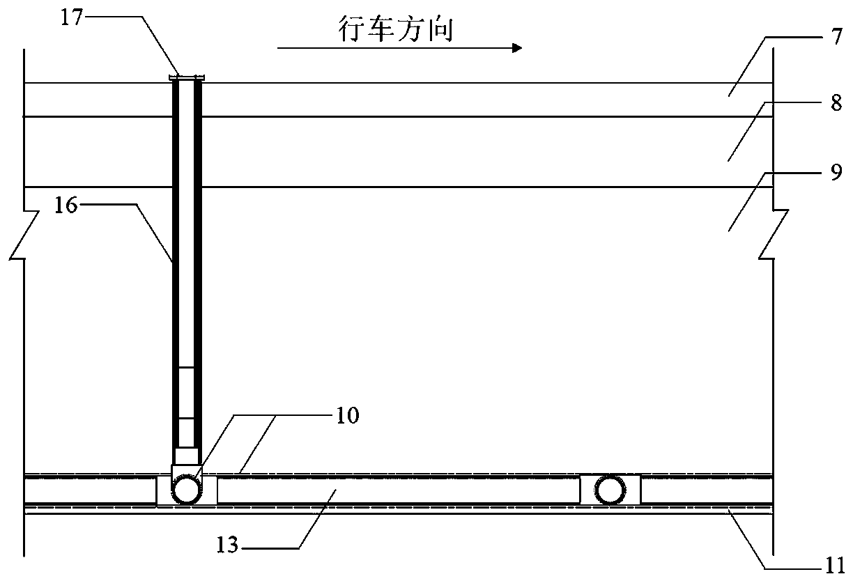 Full penetration type bituminous pavement system capable of effectively controlling road rainwater runoff pollution