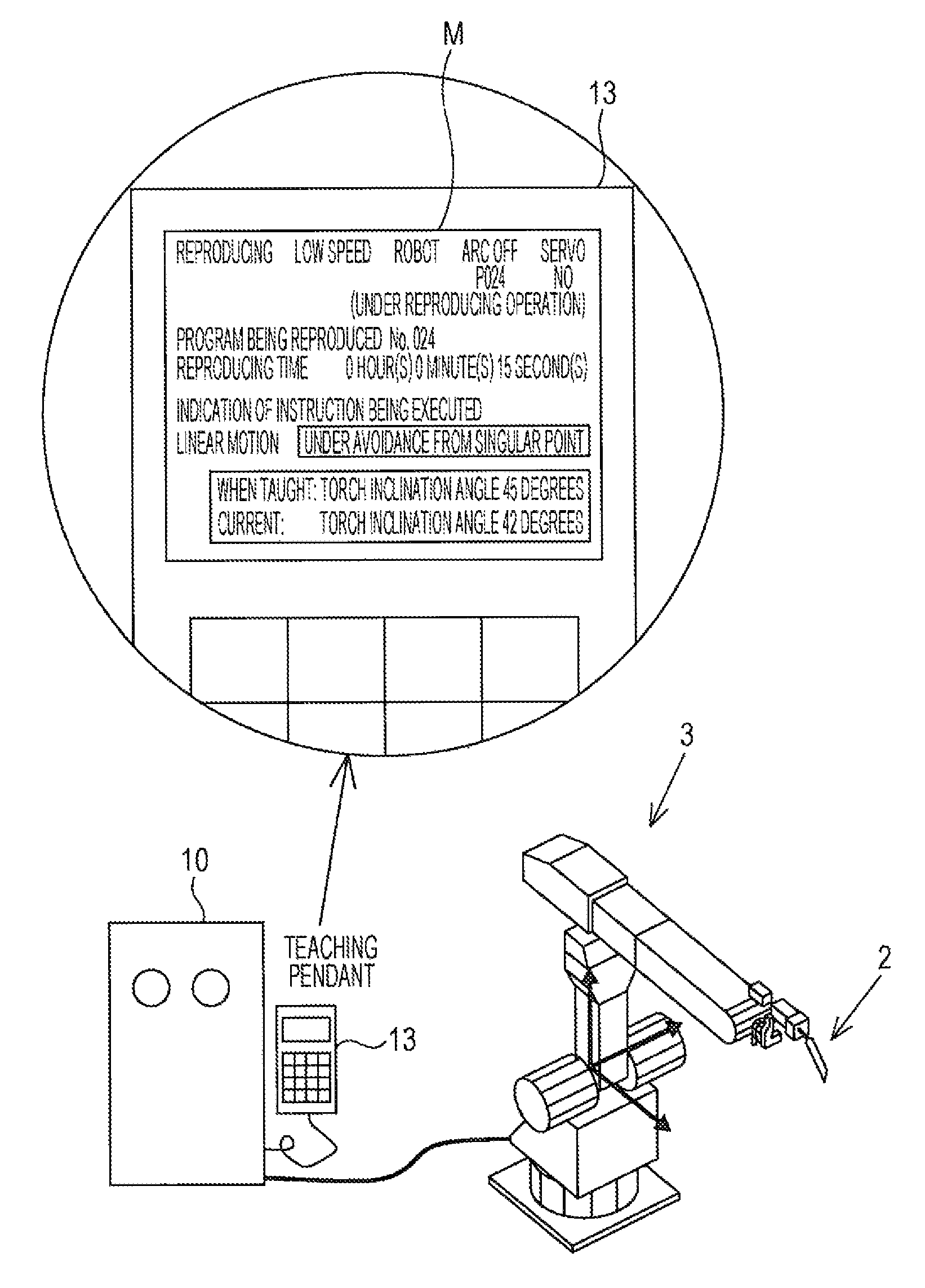 Control device, control method, and control program for articulated robot