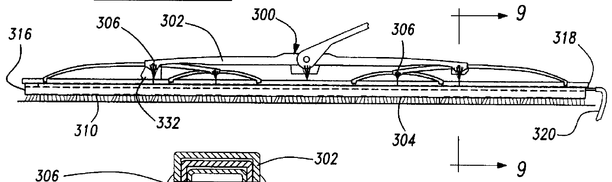 Windshield heated wiping system