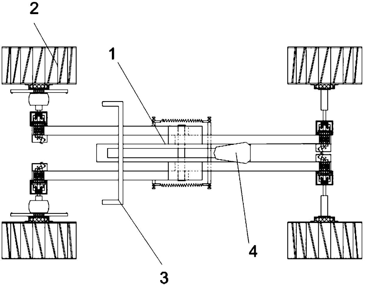 Foldable all-terrain bicycle