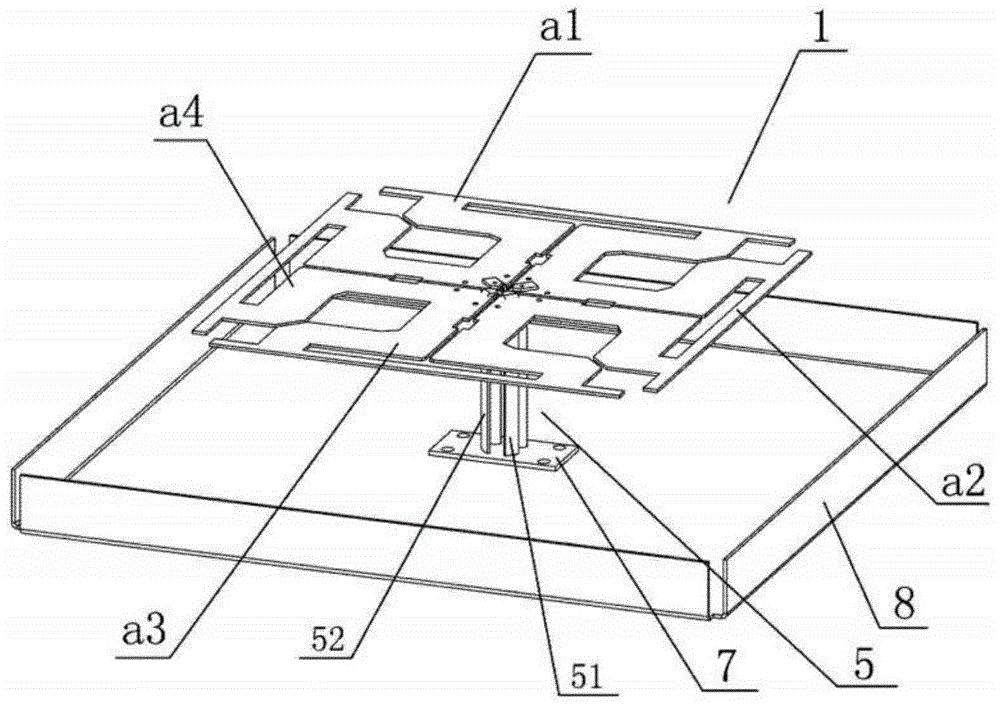 Low-profile dual-polarized base station antenna