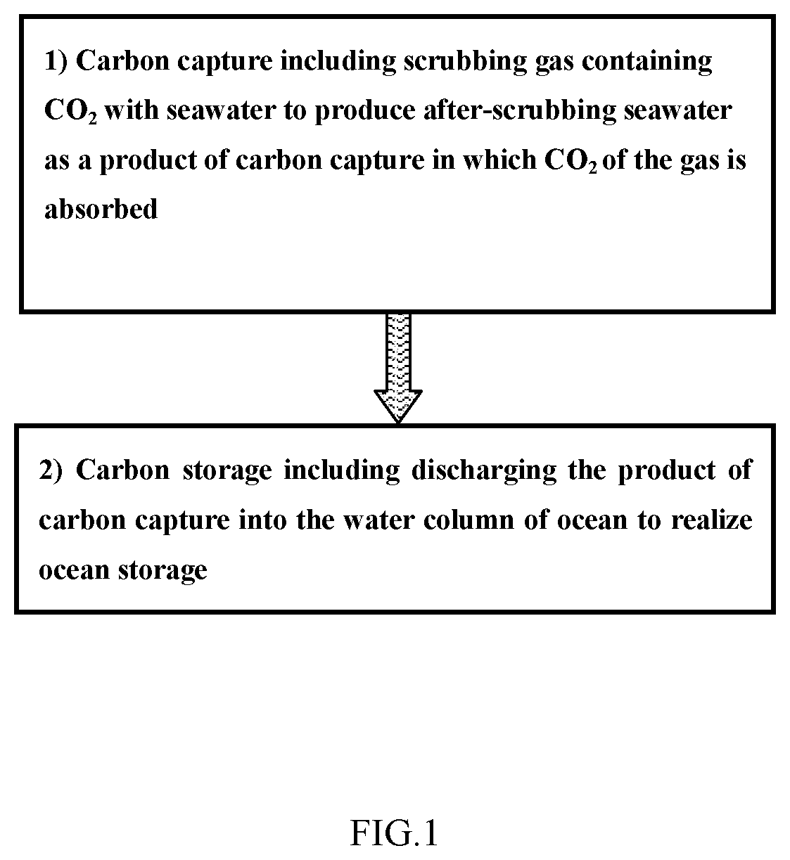 Process and apparatus of ocean carbon capture and storage