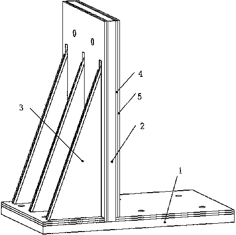 High damping vibration test clamp