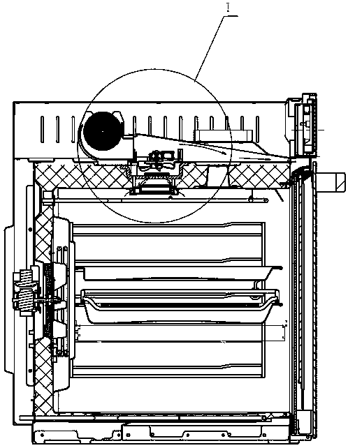 An oven with refrigeration and fresh-keeping function