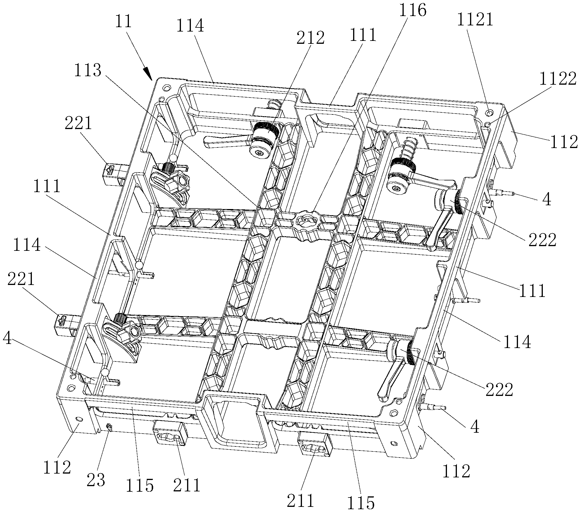 Frame for LED display screen