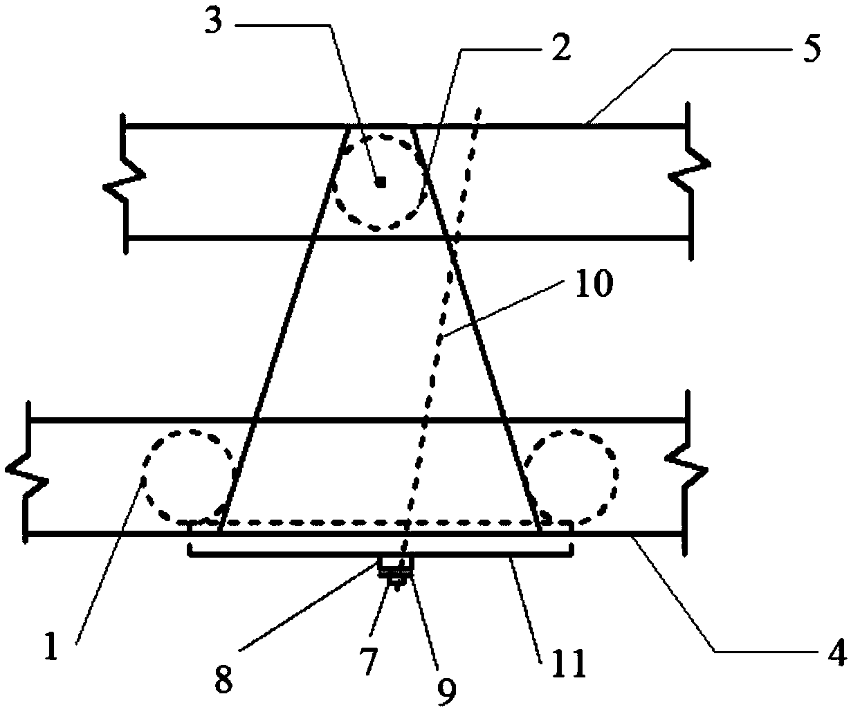 Construction method for foundation pit pile-anchor support system adjacent to existing underground structures