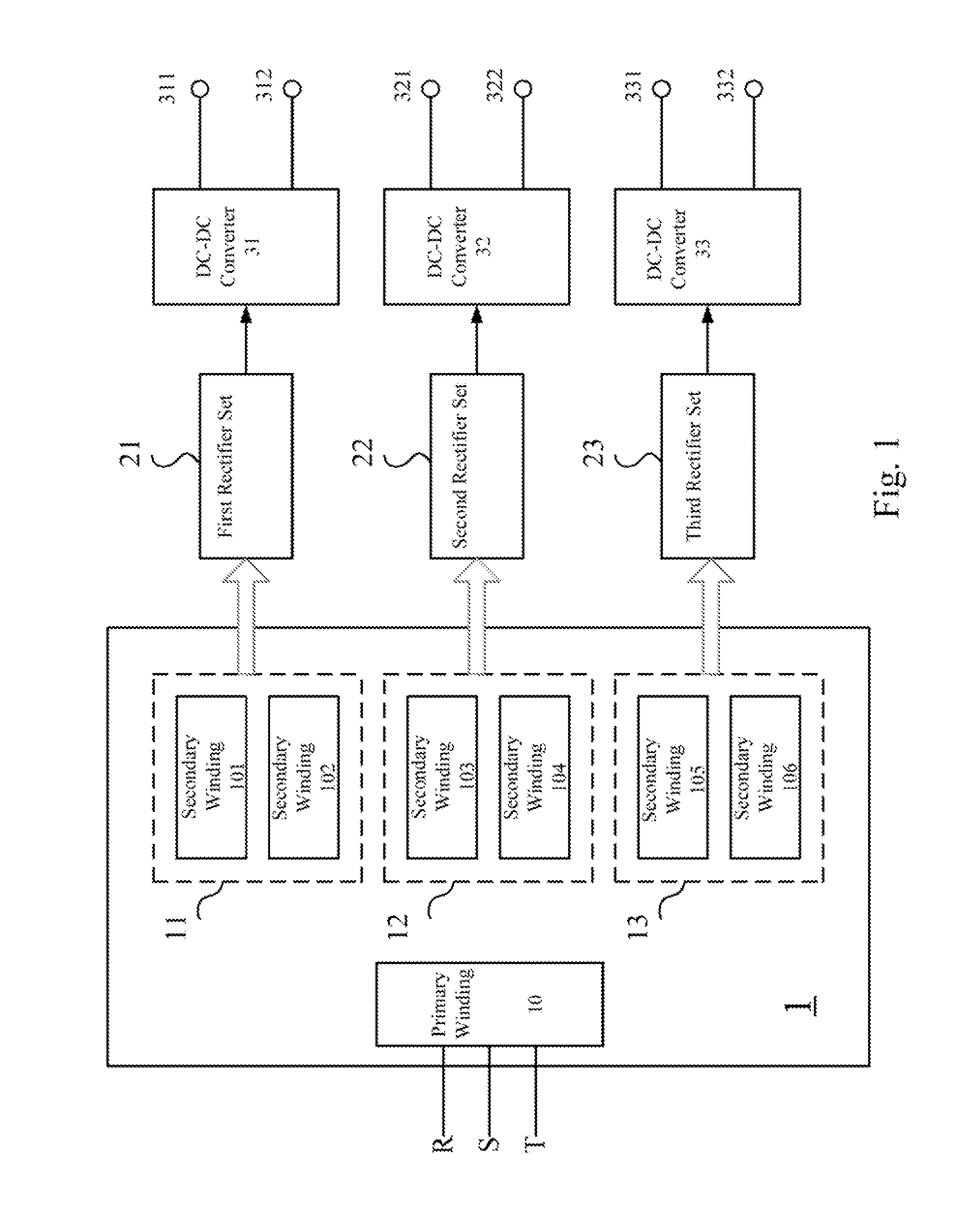 Ac-DC power converter and DC charging station thereof