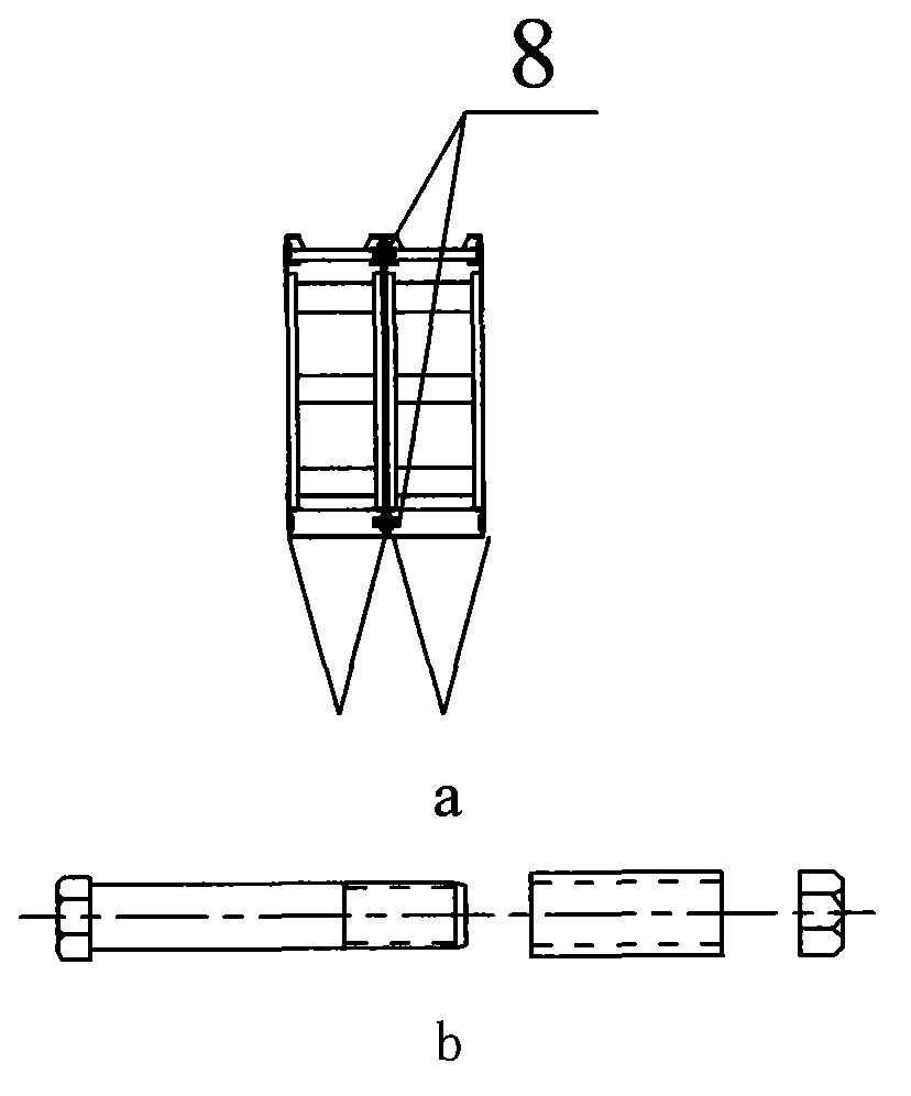 Rapidly assembled steel footbridge in truss string structure