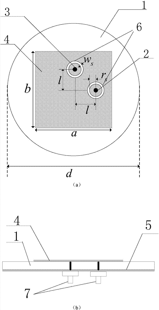 Rectangular microstrip antenna working in higher-order mode in mobile applications