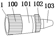 Coating barrel cleaning device for wall cloth production