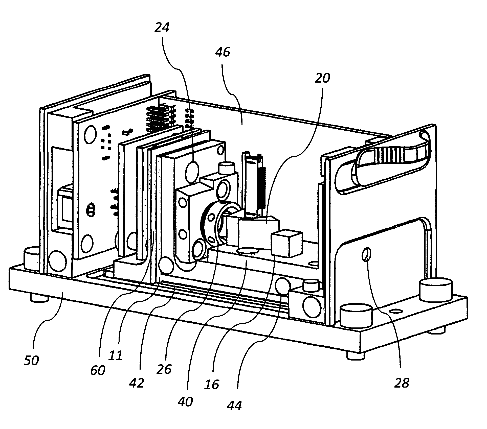 Removable and replaceable modular optic package with controlled microenvironment