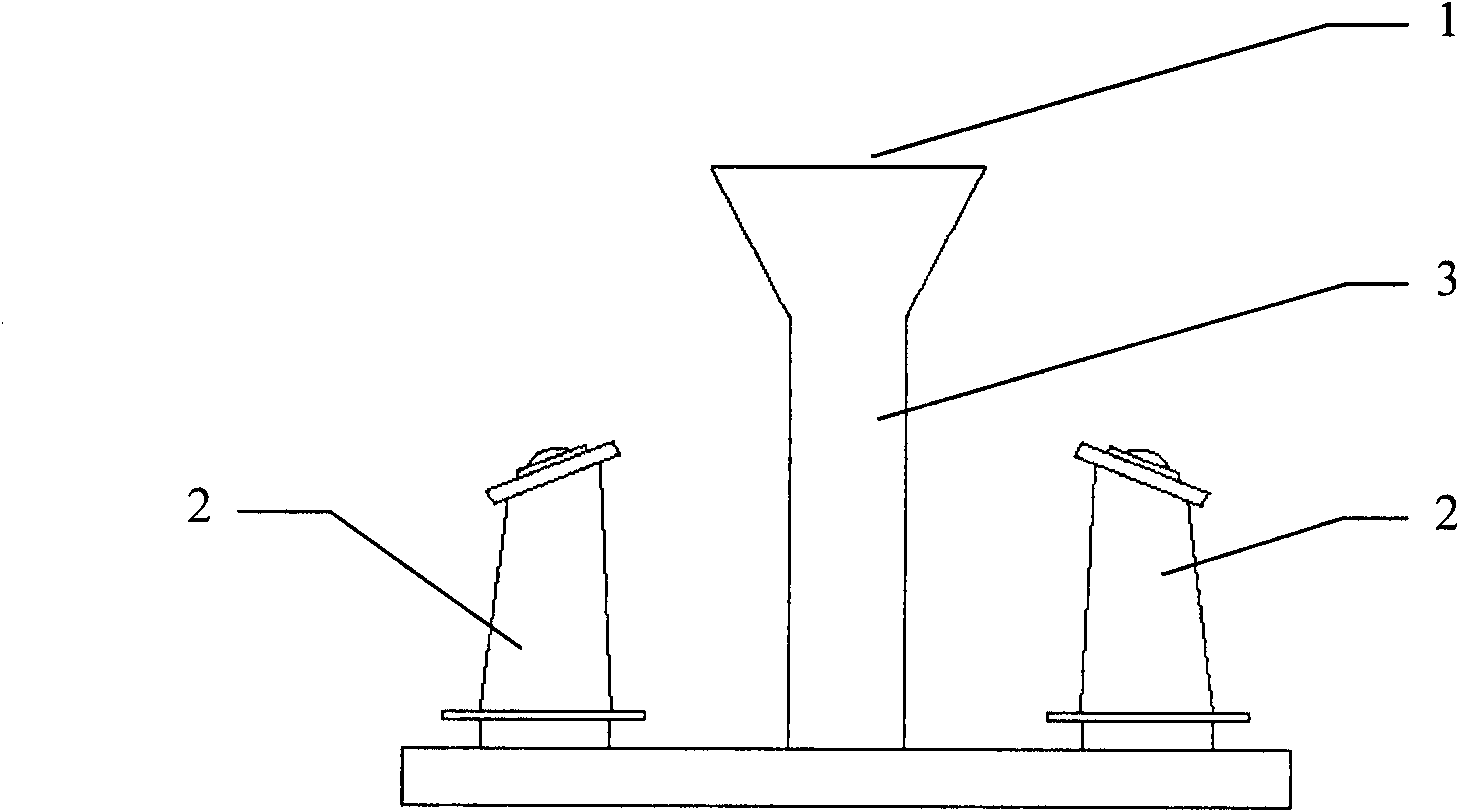 Precision-investment casting method of titanium aluminum base alloy aircraft engine blade