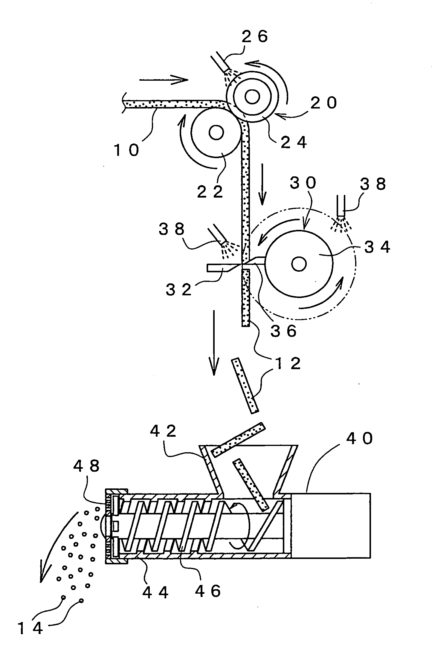 Process for production of hydrogel particles and process for cutting of high-concentration hydrogel sheet