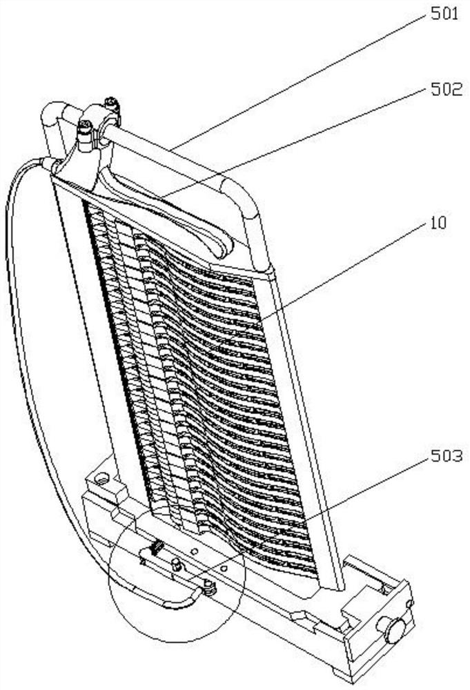 Automatic blanking, feeding and positioning device for automatic machining of pliers