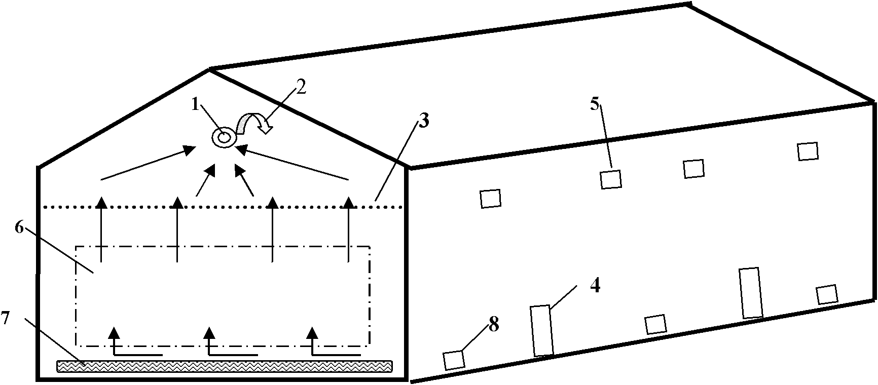 Stored grain temperature adjusting method