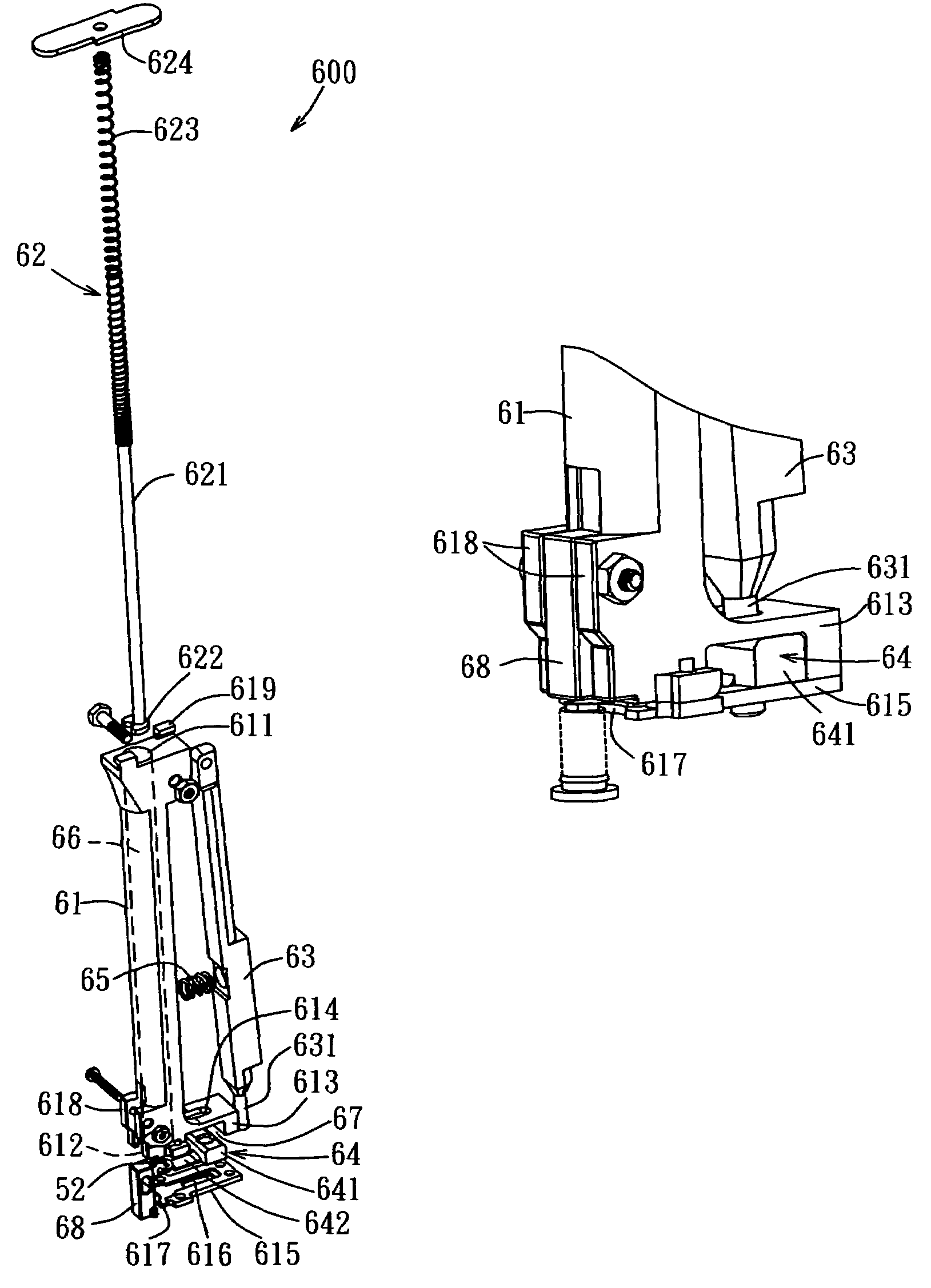 Fixing tool for quickly setting up a secure device