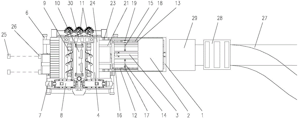 Coal mining system capable of automatically assembling and disassembling drill rod groups