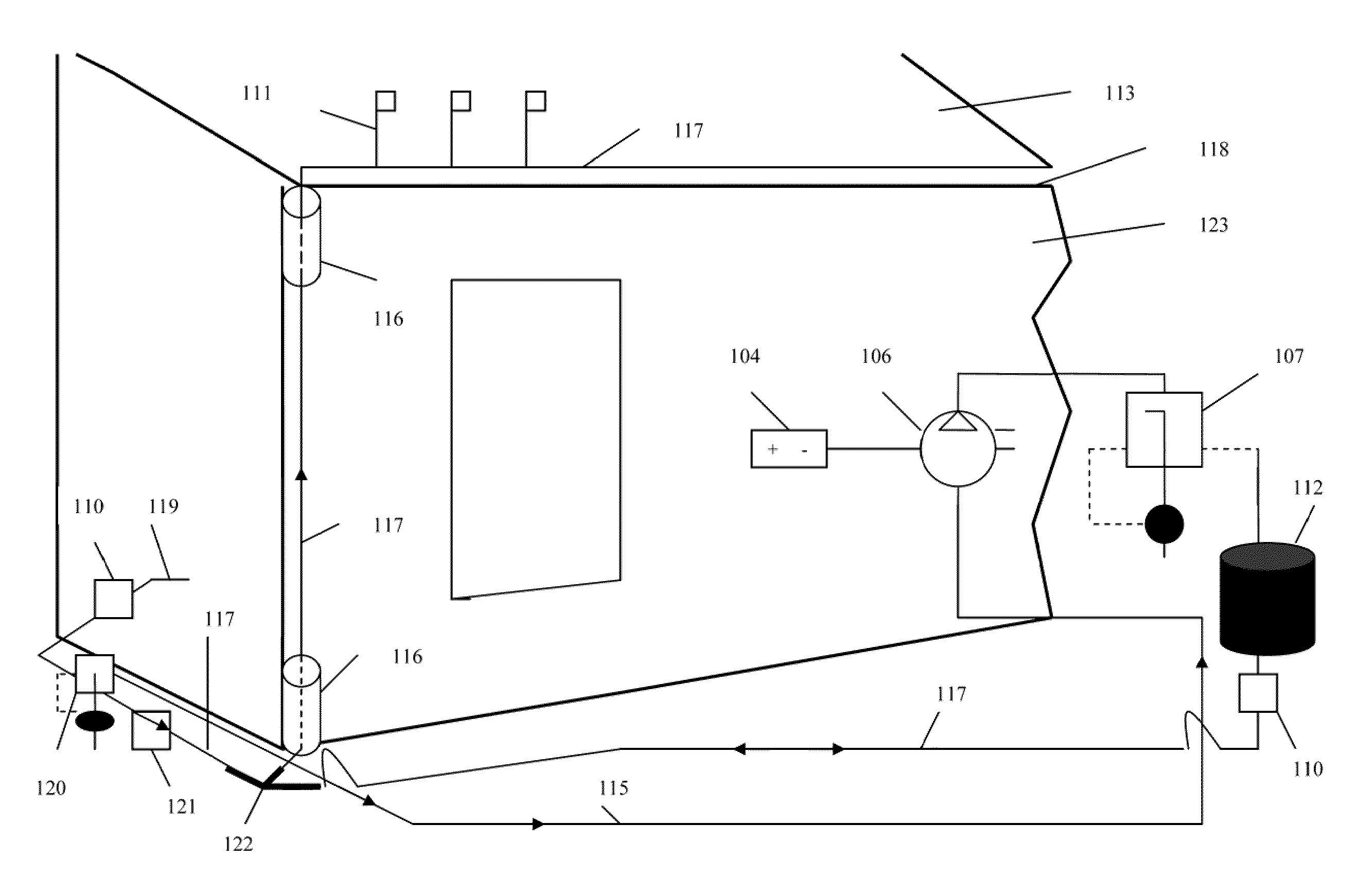 Roof top and attic vent water misting system