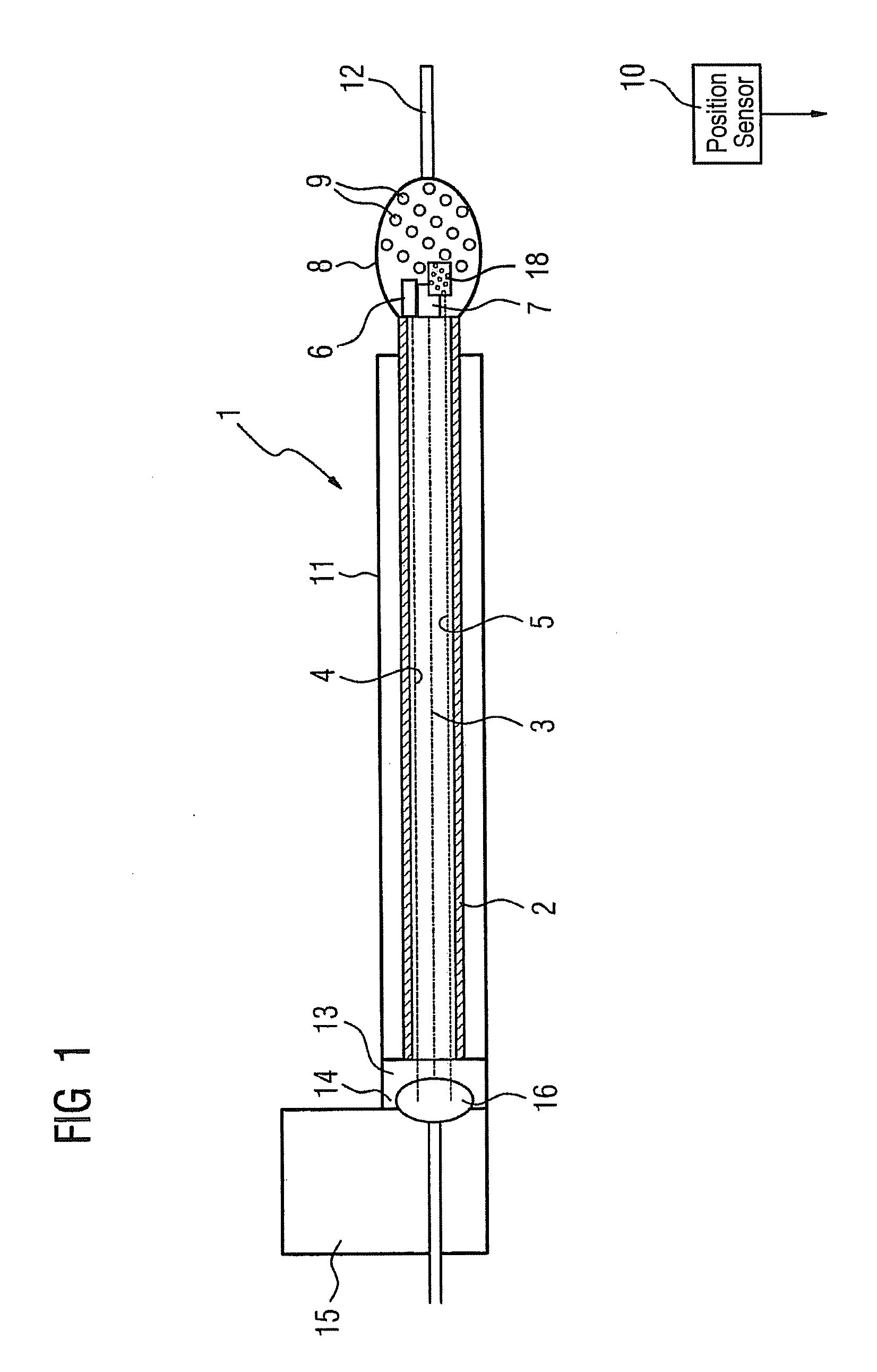 Device for carrying out rotablation