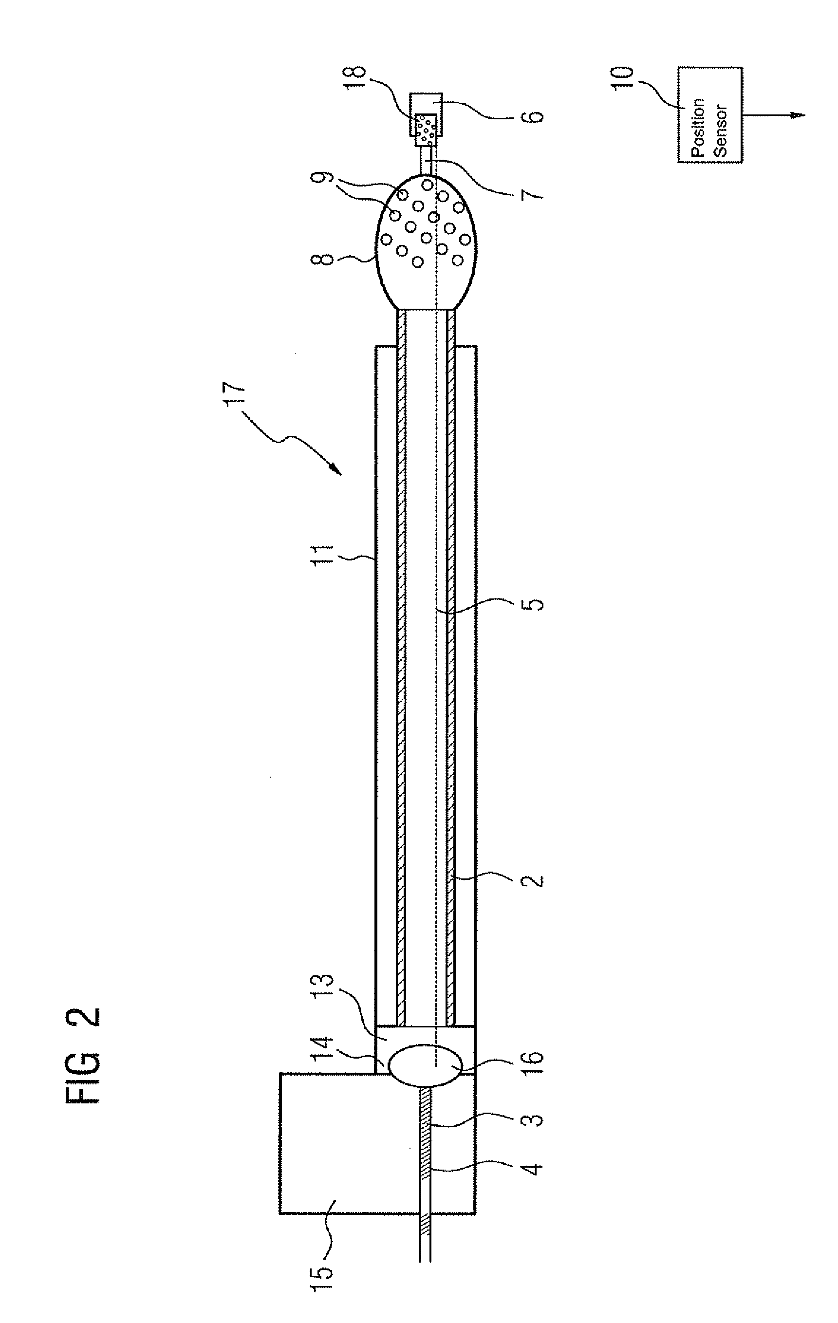 Device for carrying out rotablation