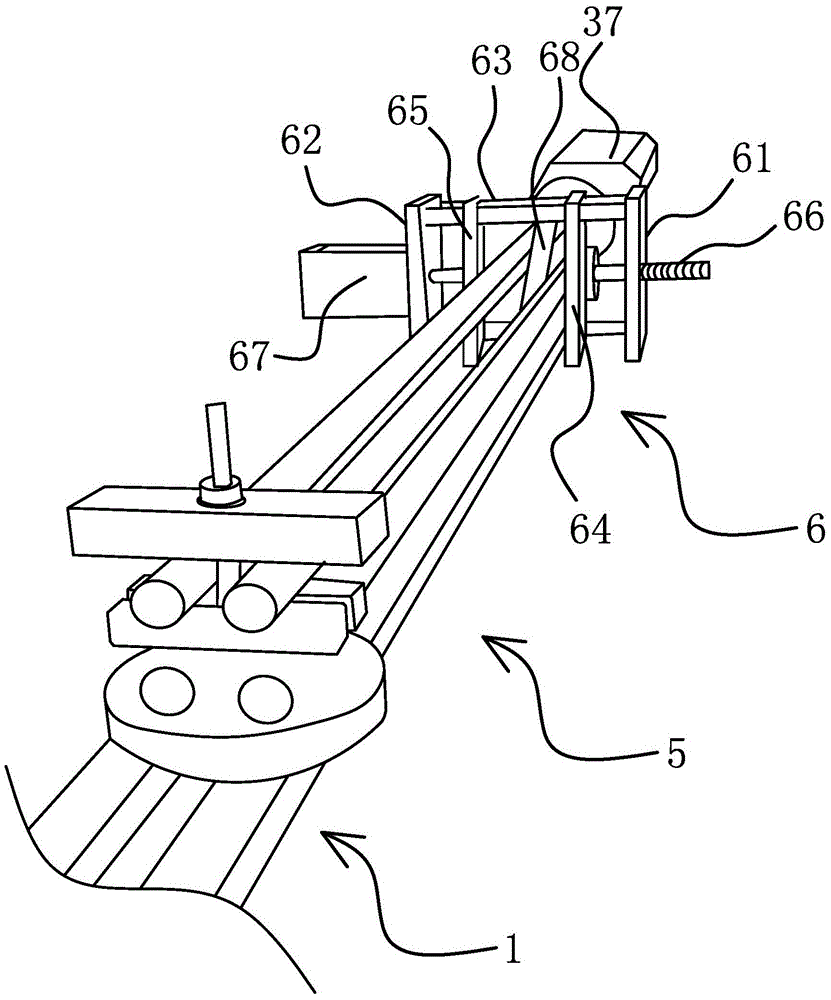 Plastic rod hot pressing extrusion device and hot pressing extrusion method thereof