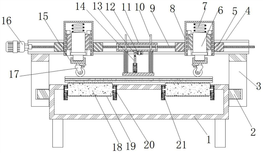 Wood plate press-fit device for furniture production