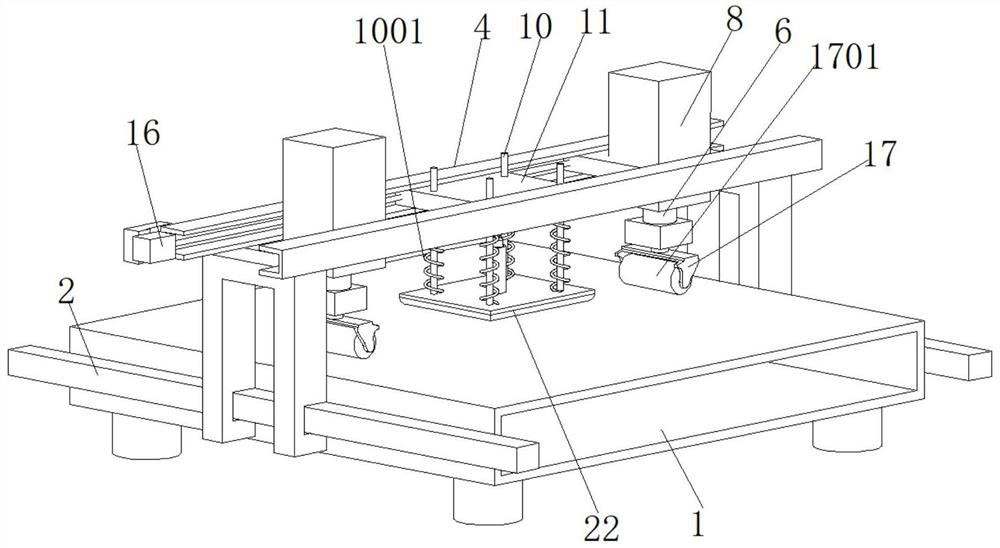 Wood plate press-fit device for furniture production