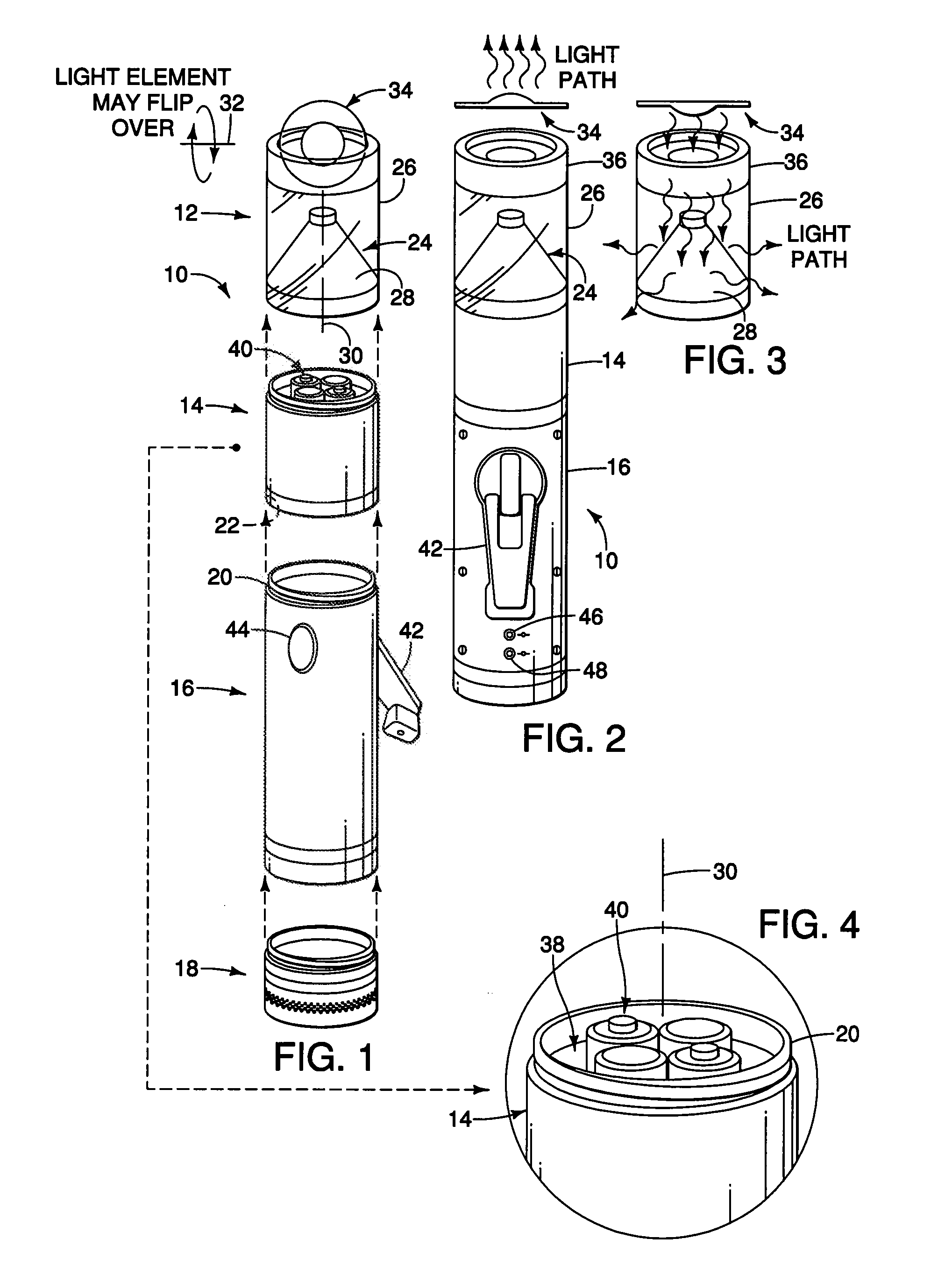 Four-way power source for multifunction tool