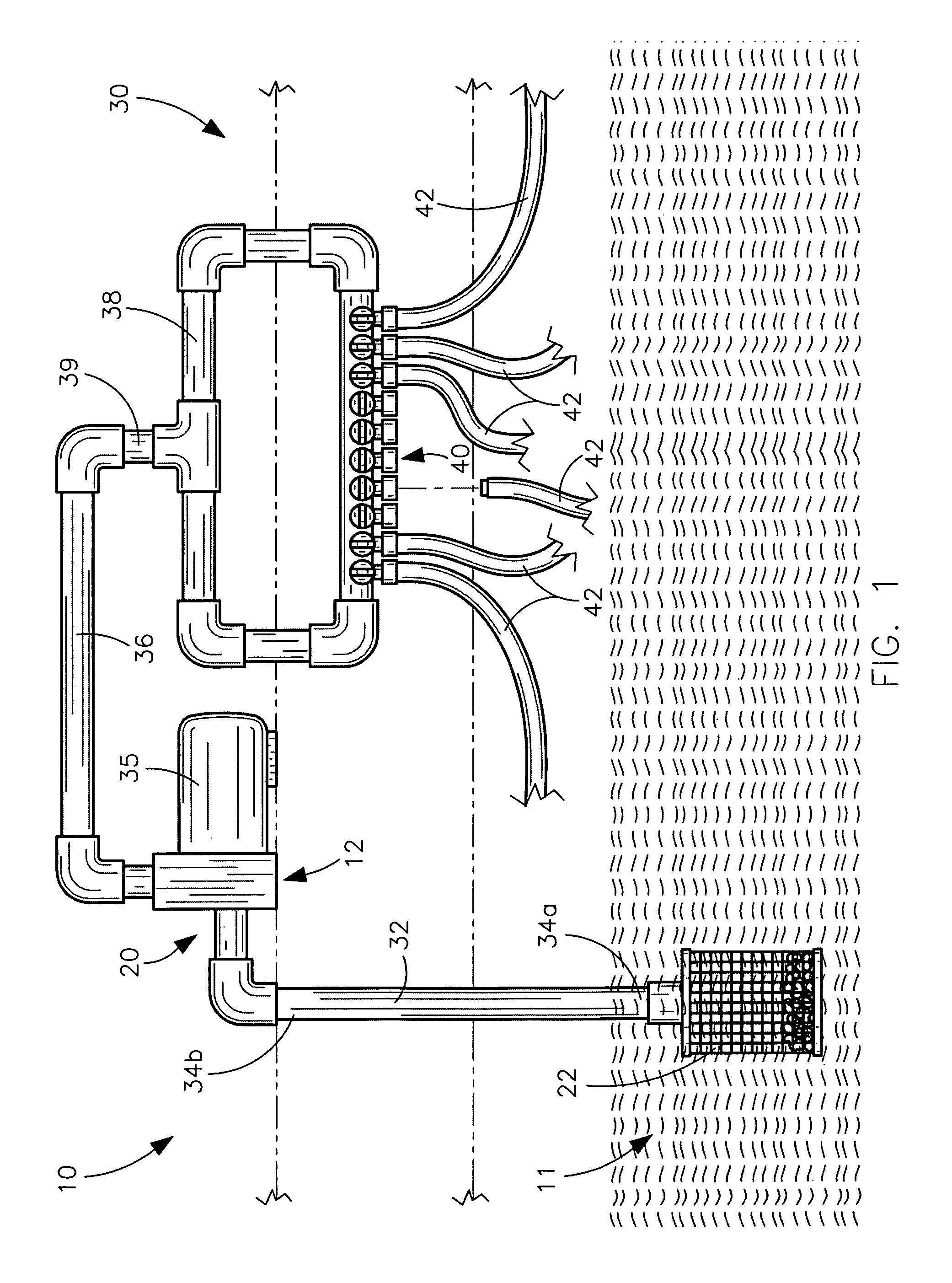 Floating weed and debris removal system and associated method